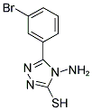 4-AMINO-5-(3-BROMOPHENYL)-4H-1,2,4-TRIAZOLE-3-THIOL Struktur