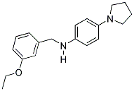 N-(3-ETHOXYBENZYL)-4-PYRROLIDIN-1-YLANILINE Struktur