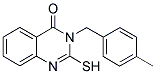 2-MERCAPTO-3-(4-METHYL-BENZYL)-3H-QUINAZOLIN-4-ONE Struktur