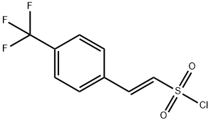 2-(4-TRIFLUOROMETHYL PHENYL)-ETHENESULFONYL CHLORIDE Struktur