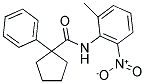 N-(6-METHYL-2-NITROPHENYL)(PHENYLCYCLOPENTYL)FORMAMIDE Struktur