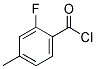 2-FLUORO-4-METHYLBENZOYL CHLORIDE Struktur