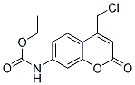 (4-CHLOROMETHYL-2-OXO-2H-CHROMEN-7-YL)-CARBAMIC ACID ETHYL ESTER Struktur