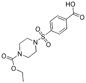 4-(4-CARBOXY-BENZENESULFONYL)-PIPERAZINE-1-CARBOXYLIC ACID ETHYL ESTER