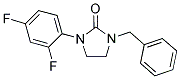 1-BENZYL-3-(2,4-DIFLUOROPHENYL)IMIDAZOLIDIN-2-ONE Struktur