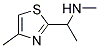 METHYL-[1-(4-METHYL-THIAZOL-2-YL)-ETHYL]-AMINE Struktur