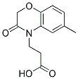 3-(2,3-DIHYDRO-6-METHYL-3-OXOBENZO[B][1,4]OXAZIN-4-YL)PROPANOIC ACID Struktur