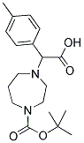 1-BOC-4-(CARBOXY-P-TOLYL-METHYL)-[1,4]DIAZEPANE Struktur