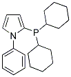 N-PHENYL-2-(DICYCLOHEXYLPHOSPHINO)PYRROLE Struktur