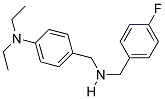 N,N-DIETHYL-4-(((4-FLUOROBENZYL)AMINO)METHYL)ANILINE Struktur