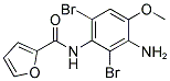 N-(3-AMINO-2,6-DIBROMO-4-METHOXYPHENYL)-2-FURAMIDE Struktur