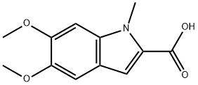 5,6-DIMETHOXY-1-METHYL-1H-INDOLE-2-CARBOXYLIC ACID Struktur