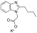 POTASSIUM (2-BUTYL-1H-BENZIMIDAZOL-1-YL)ACETATE Struktur