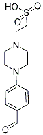 2-[4-(4-FORMYLPHENYL)PIPERAZIN-1-YL]ETHANESULFONIC ACID Struktur