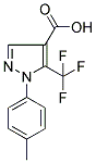 1-(4-METHYLPHENYL)-5-(TRIFLUOROMETHYL)-1H-PYRAZOLE-4-CARBOXYLIC ACID Struktur