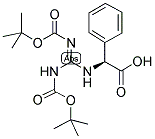 N,N'-BIS(BOC)-2-(S)-GUANIDINO-2-PHENYLACETIC ACID Struktur