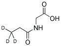 PROPIONYL (3,3,3-D3)GLYCINE Struktur