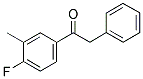 4'-FLUORO-3'-METHYL-2-PHENYLACETOPHENONE Struktur