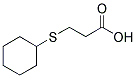 3-(CYCLOHEXYLTHIO)PROPANOIC ACID Struktur