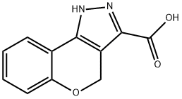 1,4-DIHYDRO-CHROMENO[4,3-C]PYRAZOLE-3-CARBOXYLIC ACID Struktur