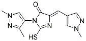 3-(1,3-DIMETHYL-1H-PYRAZOL-4-YL)-2-MERCAPTO-5-(1-METHYL-1H-PYRAZOL-4-YLMETHYLENE)-3,5-DIHYDRO-IMIDAZOL-4-ONE Struktur