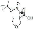 3-TERT-BUTOXYCARBONYLAMINO-TETRAHYDRO-FURAN-3-CARBOXYLIC ACID Struktur