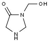 3-HYDROXYMETHYLIMIDAZOLIDIN-4-ONE Struktur