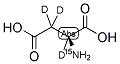 L-ASPARTIC ACID-15N,2,3,3-D3 Struktur