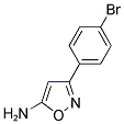 3-(4-BROMOPHENYL)ISOXAZOL-5-AMINE Struktur