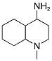 4-QUINOLINAMINE, DECAHYDRO-1-METHYL- Struktur