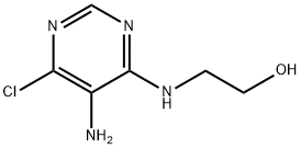 2-(5-AMINO-6-CHLORO-PYRIMIDIN-4-YLAMINO)-ETHANOL Struktur