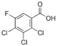 2,3,4-TRICHLORO-5-FLUOROBENZOIC ACID Struktur