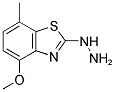 2-HYDRAZINO-4-METHOXY-7-METHYL-1,3-BENZOTHIAZOLE Struktur