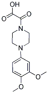 [4-(3,4-DIMETHOXYPHENYL)PIPERAZIN-1-YL](OXO)ACETIC ACID Struktur