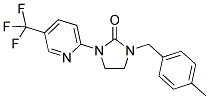 1-(4-METHYLBENZYL)-3-[5-(TRIFLUOROMETHYL)PYRIDIN-2-YL]IMIDAZOLIDIN-2-ONE Struktur