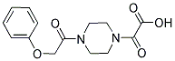 OXO[4-(PHENOXYACETYL)PIPERAZIN-1-YL]ACETIC ACID Struktur