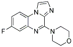 7-FLUORO-4-MORPHOLIN-4-YLIMIDAZO[1,2-A]QUINOXALINE Struktur