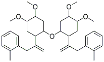 2-(4,5-DIMETHOXY-2-(1-((2-METHYLPHENYL)METHYL)VINYL)CYCLOHEXYL)ETHER Struktur