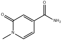 1-METHYL-2-OXO-1,2-DIHYDRO-4-PYRIDINECARBOXAMIDE Struktur