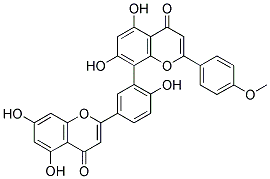 AMENTOFLAVONE-4'-METHYL ETHER Struktur