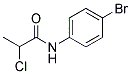 N-(4-BROMOPHENYL)-2-CHLOROPROPANAMIDE Struktur