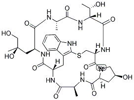 PHALLOIDIN COUMARIN LABELED Struktur