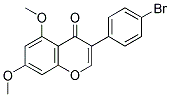 4'-BROMO-5,7-DIMETHOXYISOFLAVONE Struktur