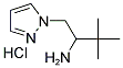 2,2-DIMETHYL-1-PYRAZOL-1-YLMETHYL-PROPYLAMINE HYDROCHLORIDE Struktur