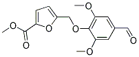 5-(4-FORMYL-2,6-DIMETHOXY-PHENOXYMETHYL)-FURAN-2-CARBOXYLIC ACID METHYL ESTER Struktur