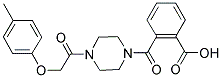 2-((4-[(4-METHYLPHENOXY)ACETYL]PIPERAZIN-1-YL)CARBONYL)BENZOIC ACID Struktur