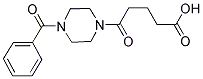 5-(4-BENZOYLPIPERAZIN-1-YL)-5-OXOPENTANOIC ACID Struktur