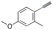 1-ETHYNYL-4-METHOXY-2-METHYLBENZENE Struktur