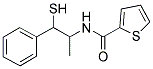 N-(1-METHYL-2-PHENYL-2-SULFANYLETHYL)-2-THIOPHENECARBOXAMIDE Struktur