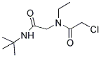 N-[2-(TERT-BUTYLAMINO)-2-OXOETHYL]-2-CHLORO-N-ETHYLACETAMIDE Struktur